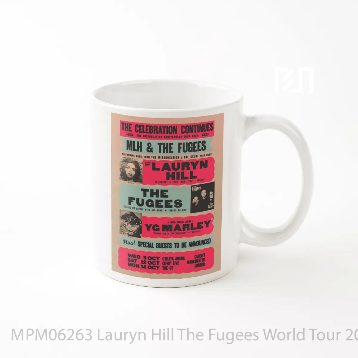 Mug Lauryn Hill The Fugees World Tour 2024 MPM06263