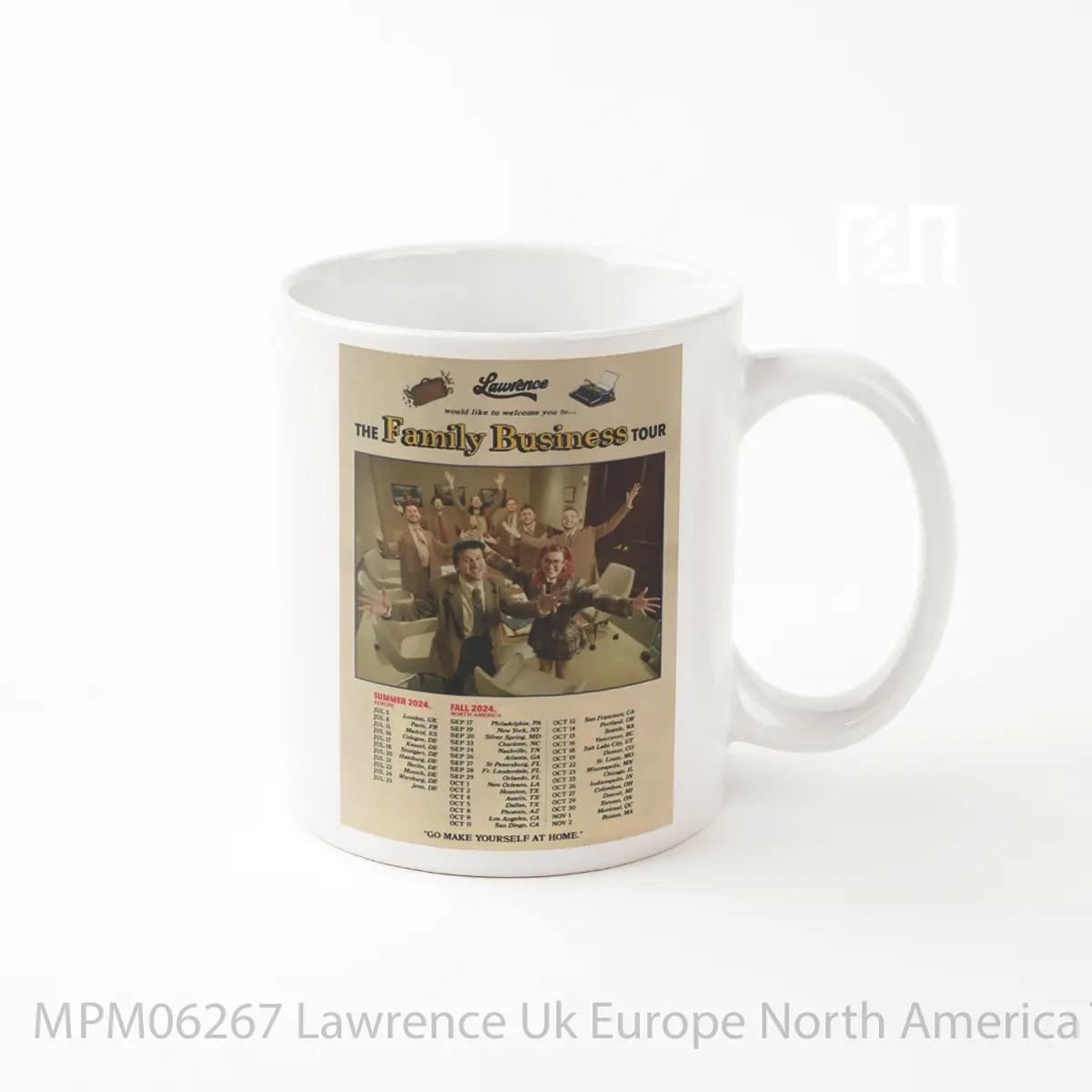 Mug Lawrence Uk Europe North America Tour 2024 MPM06267