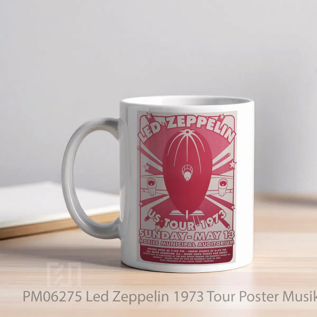 Mug Led Zeppelin 1973 Tour MPM06275 - All-side / Desain