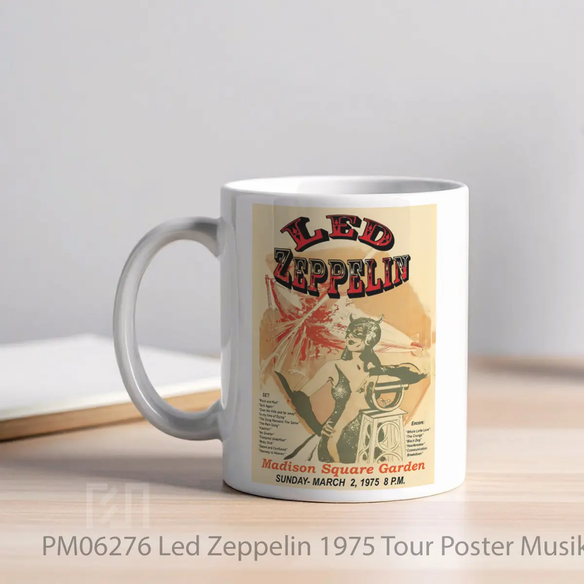 Mug Led Zeppelin 1975 Tour MPM06276 - All-side / Desain