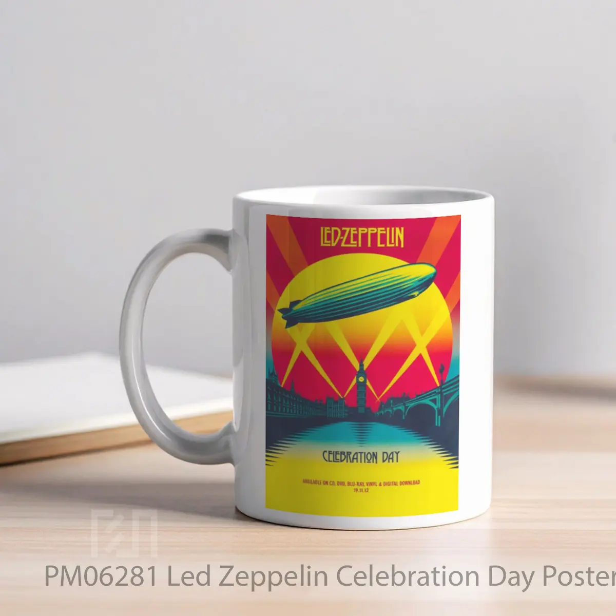 Mug Led Zeppelin Celebration Day MPM06281 - All-side / Desain