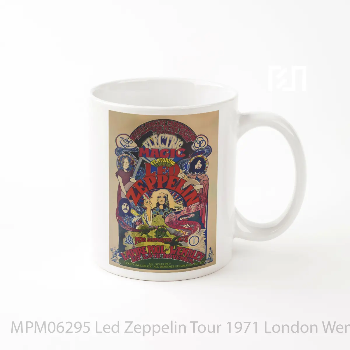 Mug Led Zeppelin Tour 1971 London Wembley Empire Pool MPM06295