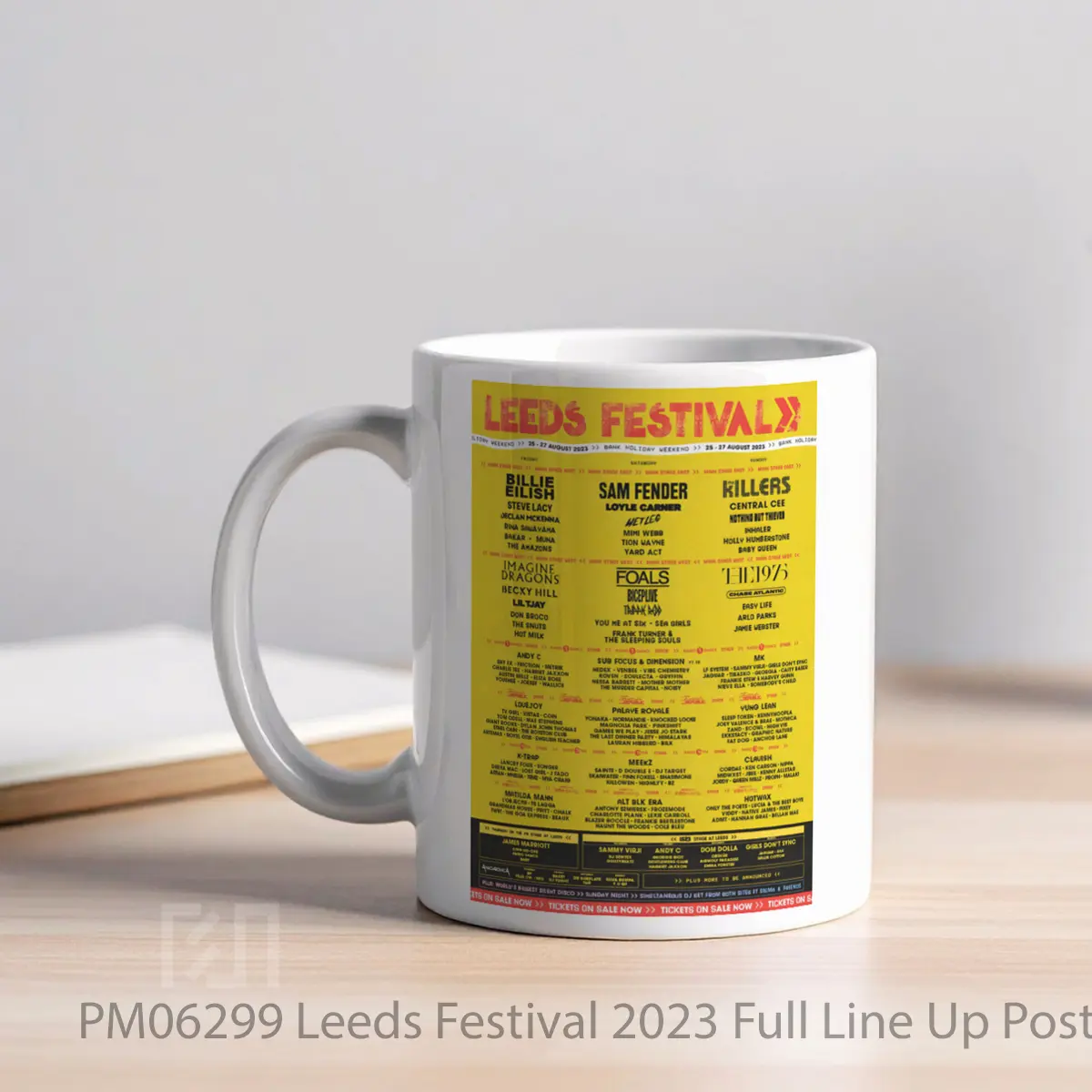 Mug Leeds Festival 2023 Full Line Up MPM06299 - All-side / Desain