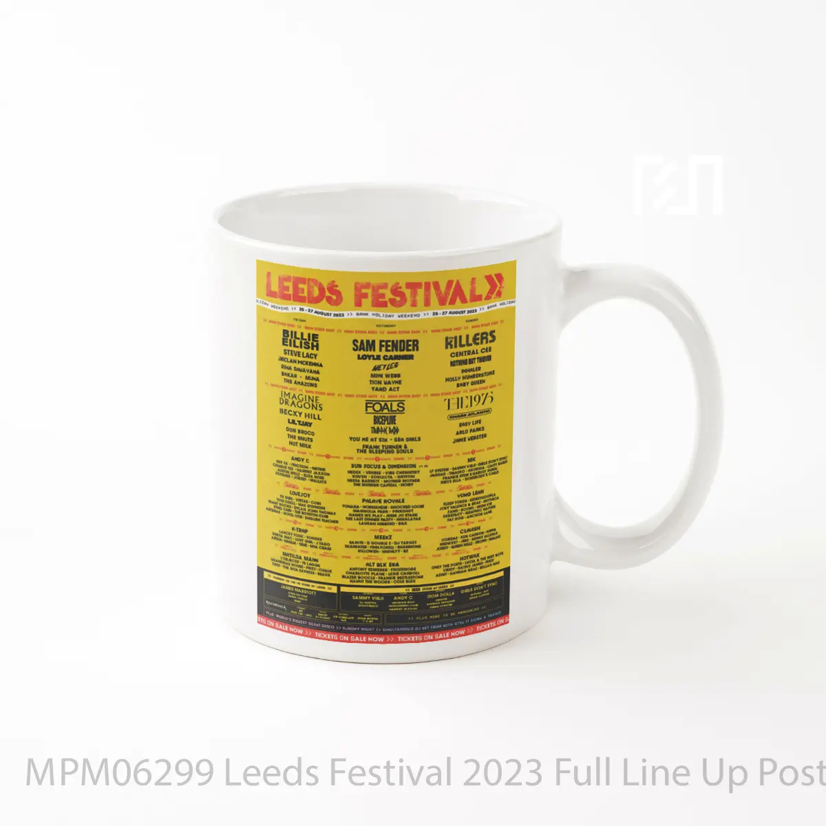 Mug Leeds Festival 2023 Full Line Up MPM06299