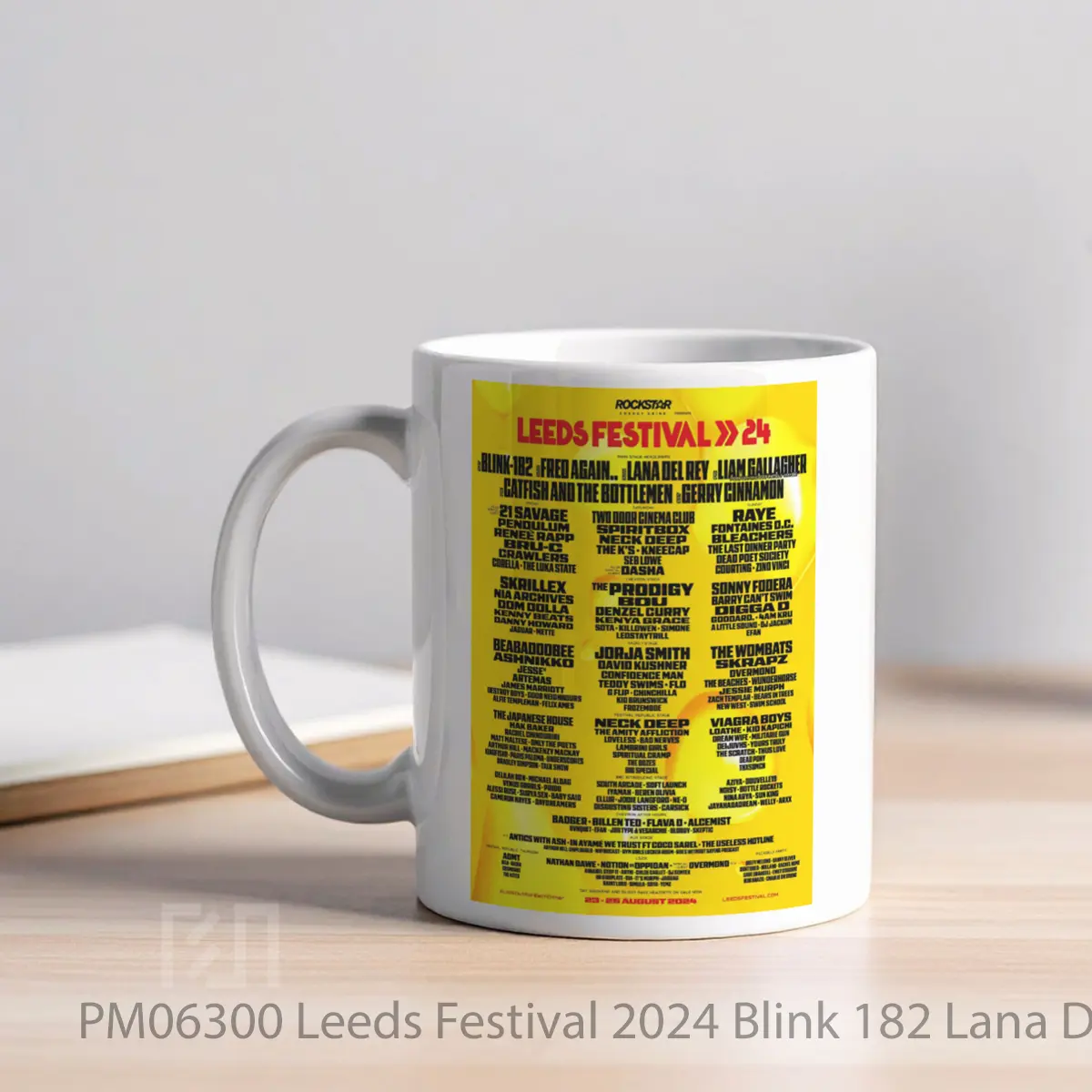Mug Leeds Festival 2024 Blink 182 Lana Del Rey Liam Gallagher MPM06300 - All-side / Desain