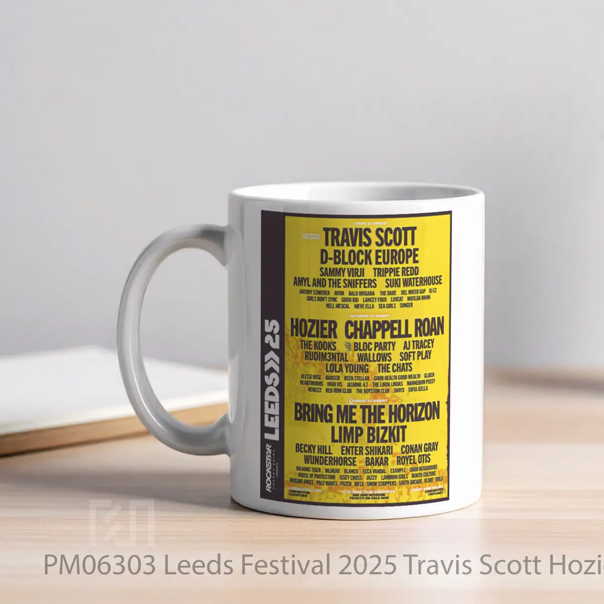 Mug Leeds Festival 2025 Travis Scott Hozier MPM06303 - All-side / Desain