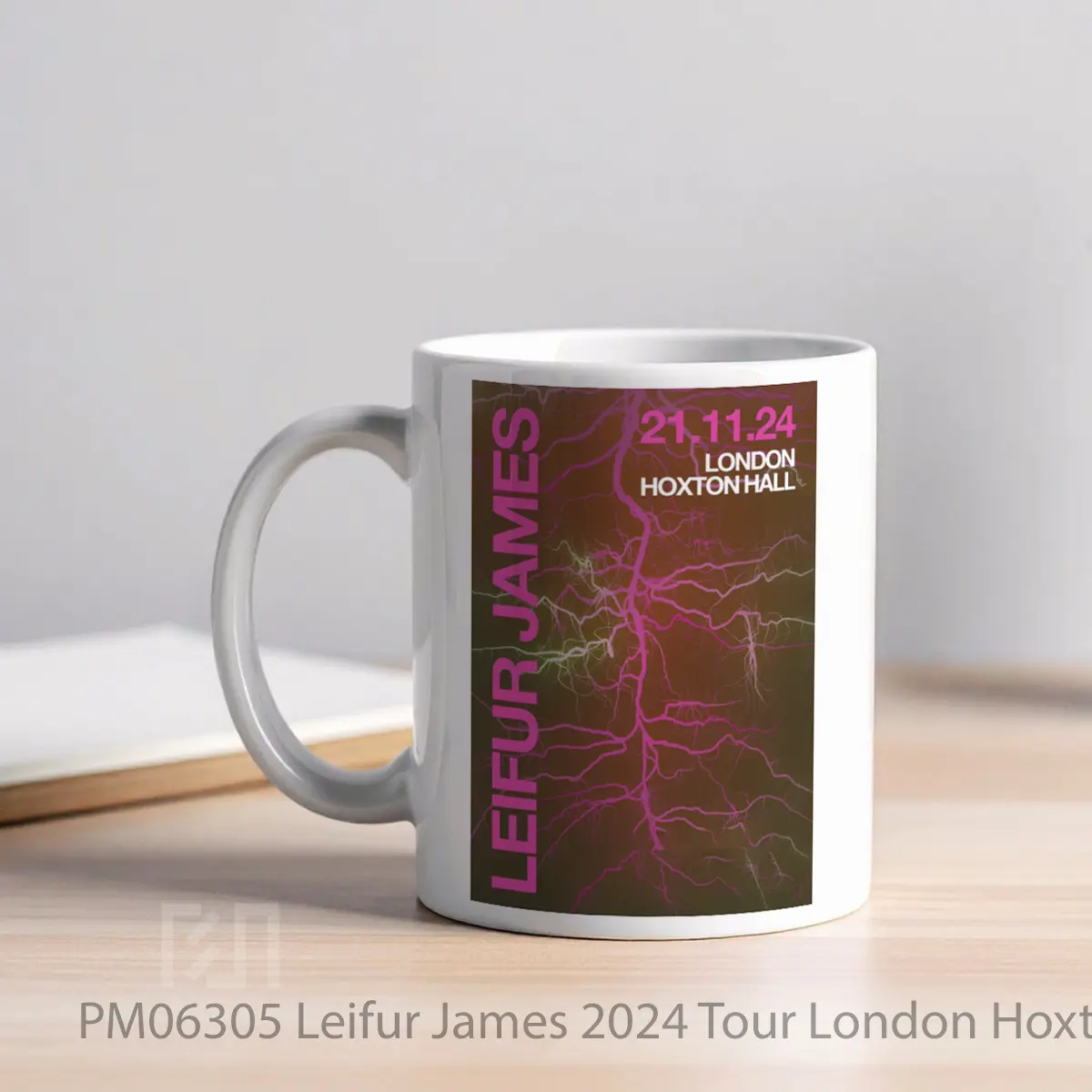 Mug Leifur James 2024 Tour London Hoxton Hall MPM06305 - All-side / Desain