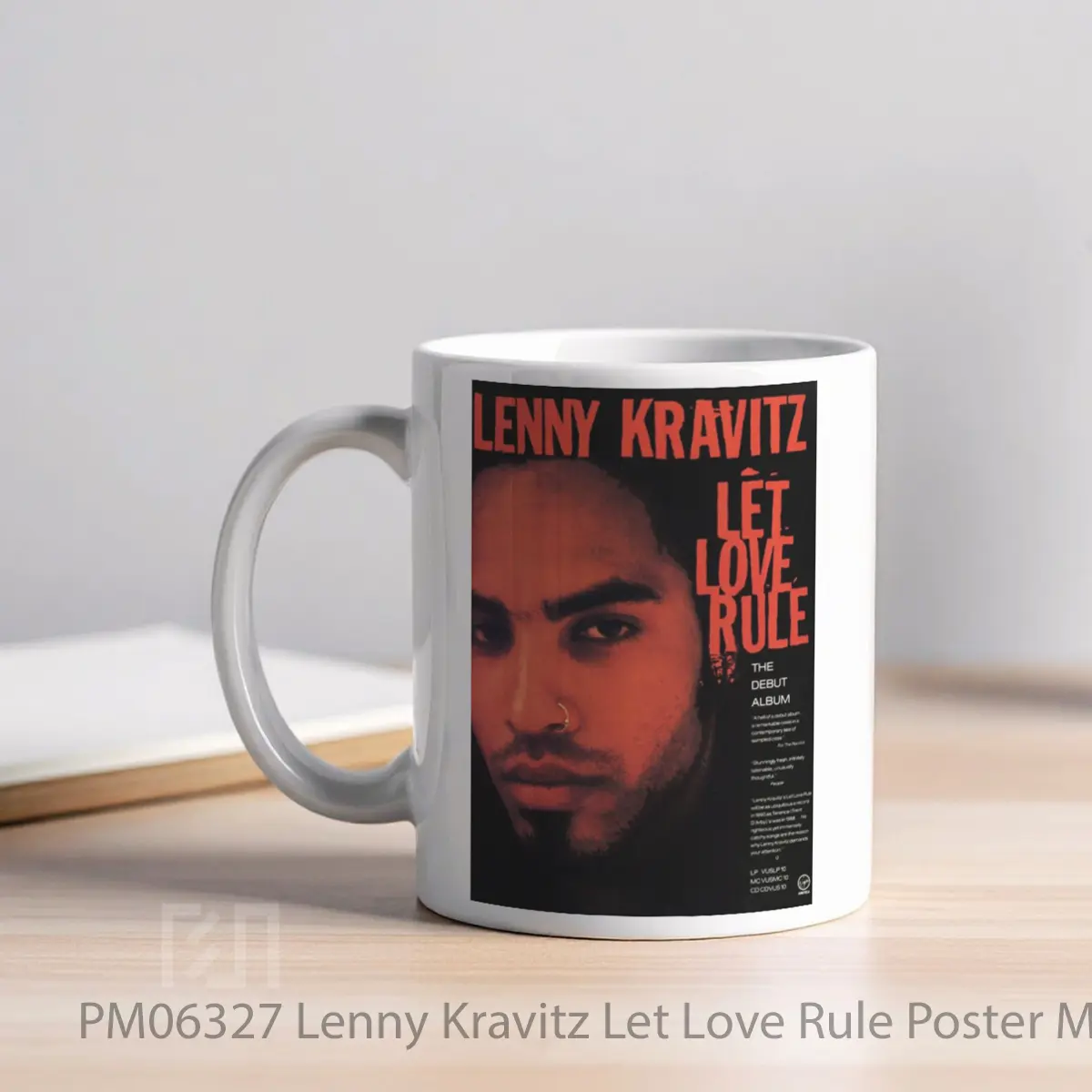 Mug Lenny Kravitz Let Love Rule MPM06327 - All-side / Desain