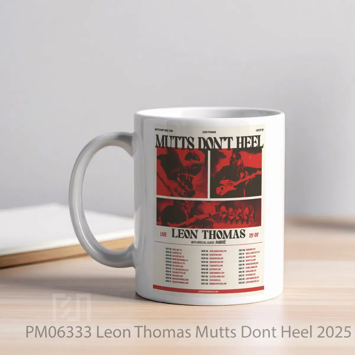 Mug Leon Thomas Mutts Dont Heel 2025 North America T MPM06333 - All-side / Desain