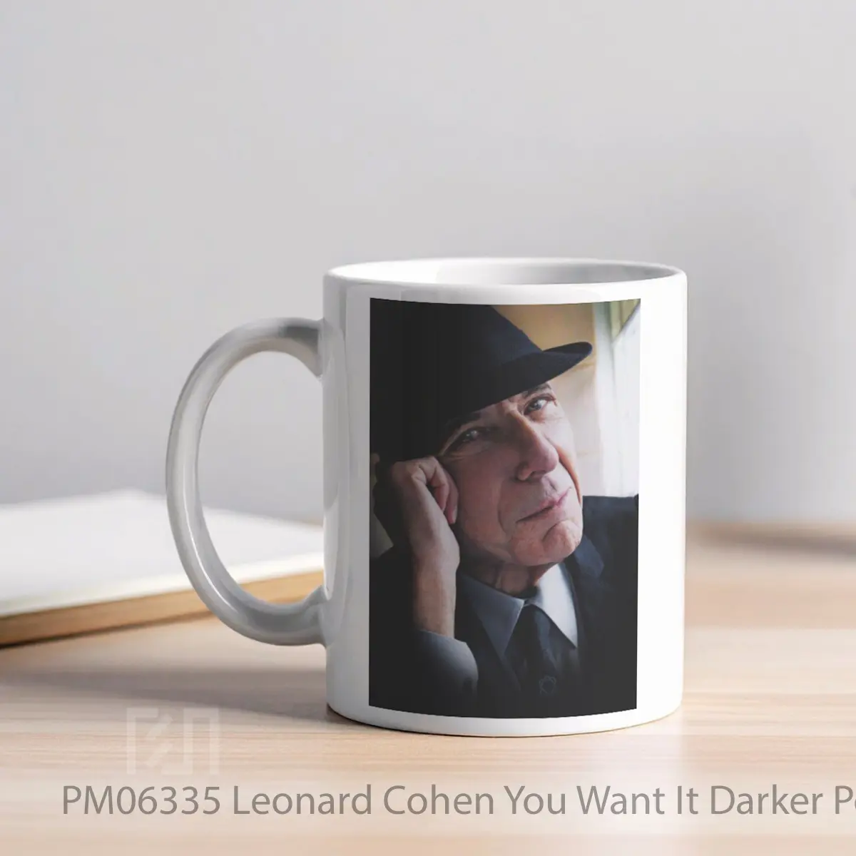 Mug Leonard Cohen You Want It Darker MPM06335 - All-side / Desain