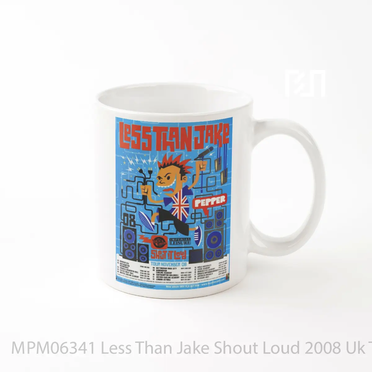 Mug Less Than Jake Shout Loud 2008 Uk Tour MPM06341