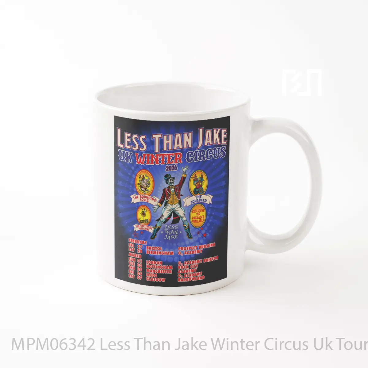Mug Less Than Jake Winter Circus Uk Tour 2026 MPM06342