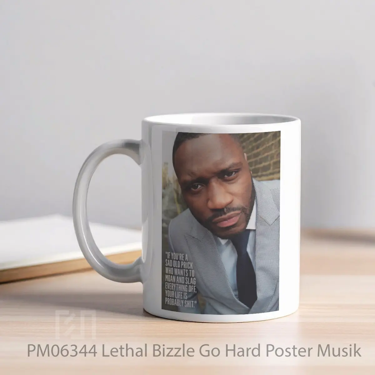 Mug Lethal Bizzle Go Hard MPM06344 - All-side / Desain