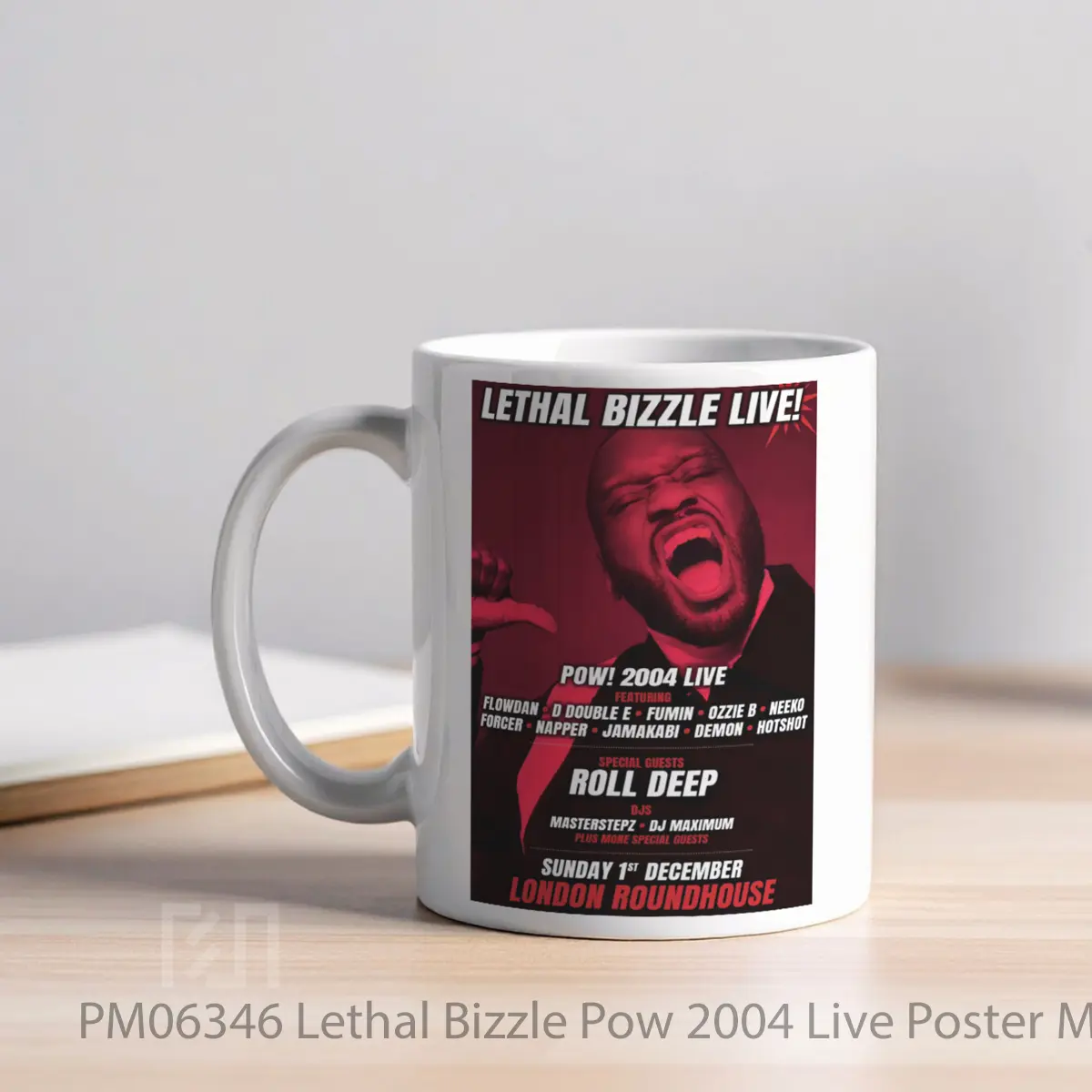 Mug Lethal Bizzle Pow 2004 Live MPM06346 - All-side / Desain
