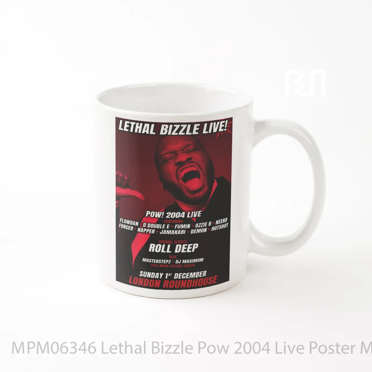 Mug Lethal Bizzle Pow 2004 Live MPM06346