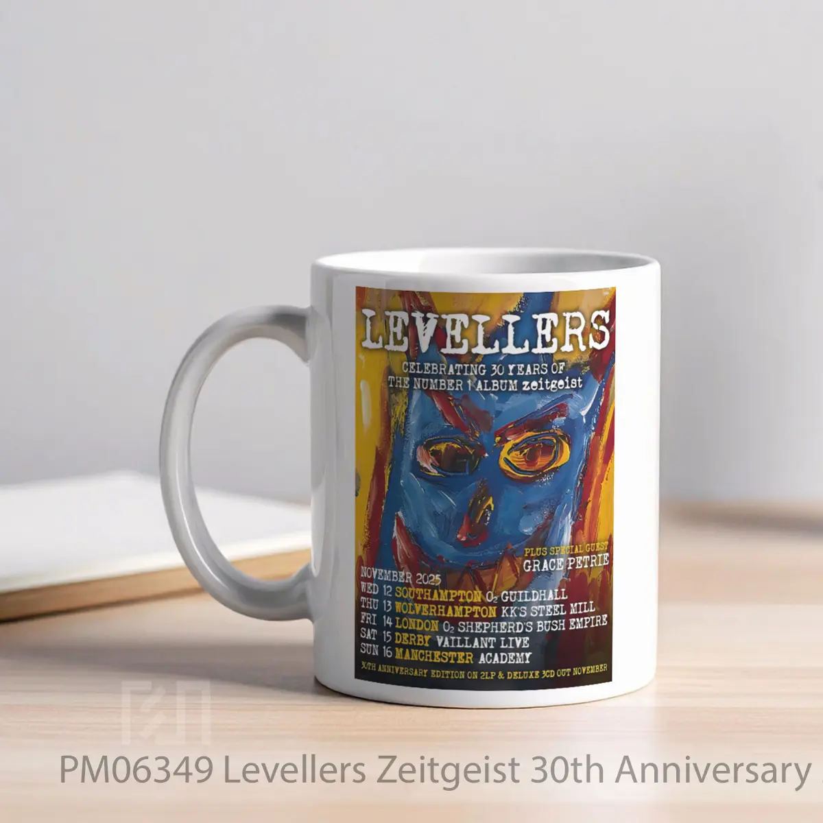 Mug Levellers Zeitgeist 30th Anniversary 2025 Uk Tour MPM06349 - All-side / Desain