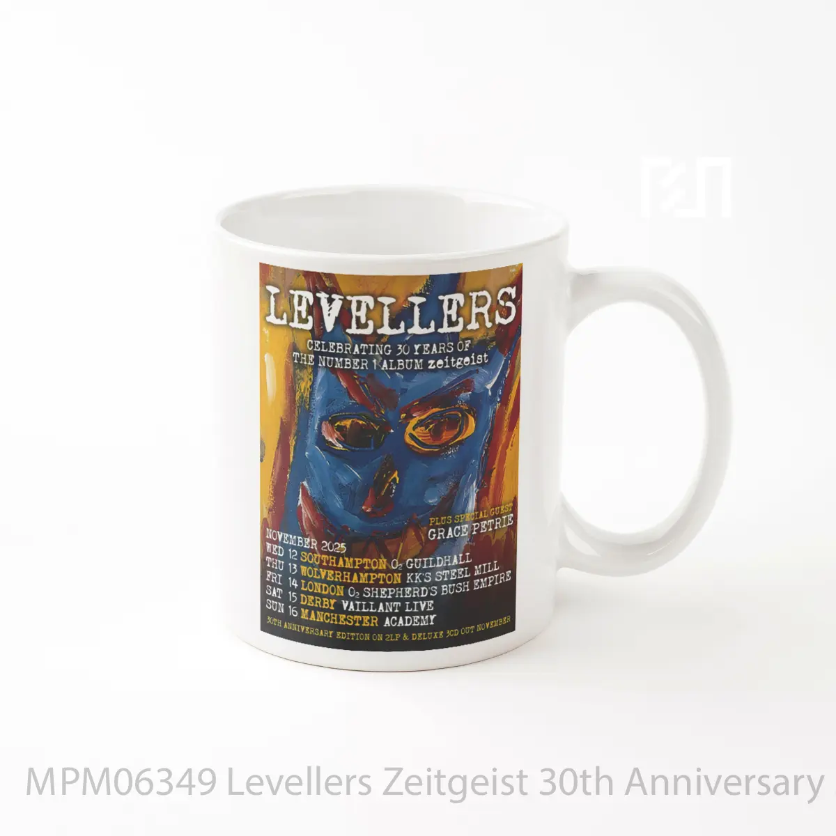 Mug Levellers Zeitgeist 30th Anniversary 2025 Uk Tour MPM06349