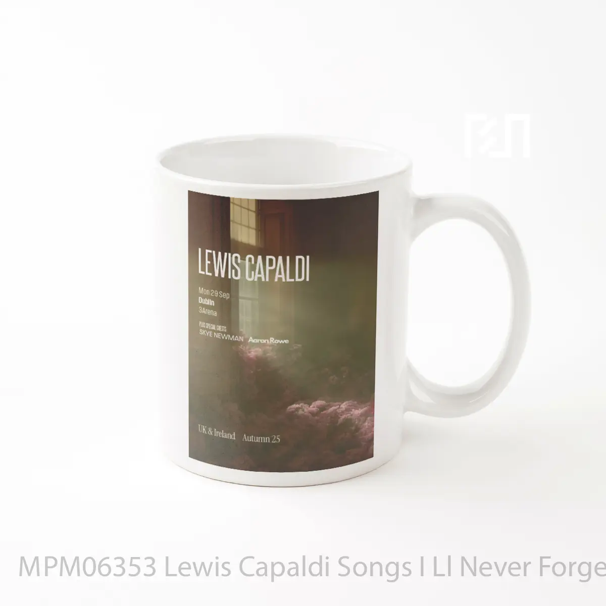 Mug Lewis Capaldi Songs I Ll Never Forget 2025 Ireland Tour MPM06353