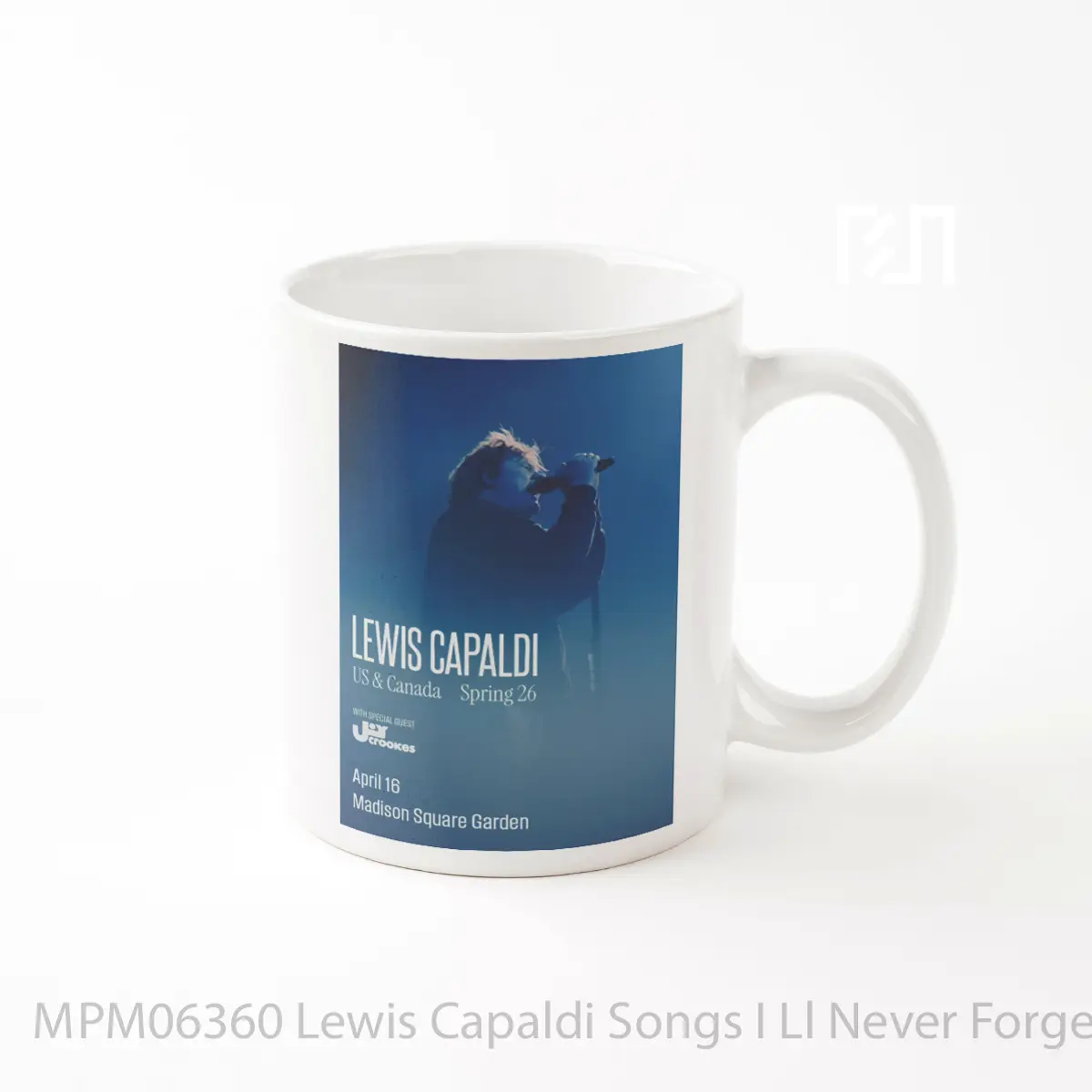Mug Lewis Capaldi Songs I Ll Never Forget 2026 Tour New York MPM06360