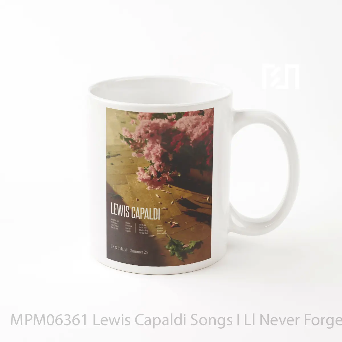 Mug Lewis Capaldi Songs I Ll Never Forget 2026 Uk Tour 1 MPM06361