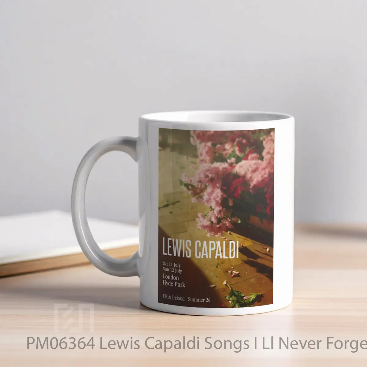 Mug Lewis Capaldi Songs I Ll Never Forget 2026 Uk Tour 4 MPM06364 - All-side / Desain