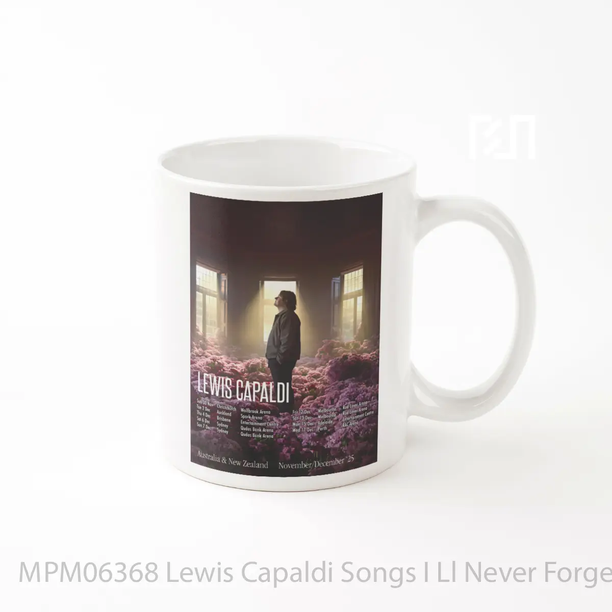Mug Lewis Capaldi Songs I Ll Never Forget Australia Tour 2025 MPM06368