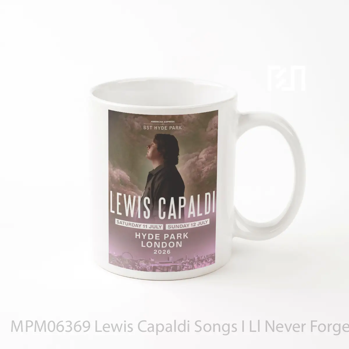 Mug Lewis Capaldi Songs I Ll Never Forget Tour 2026 London MPM06369