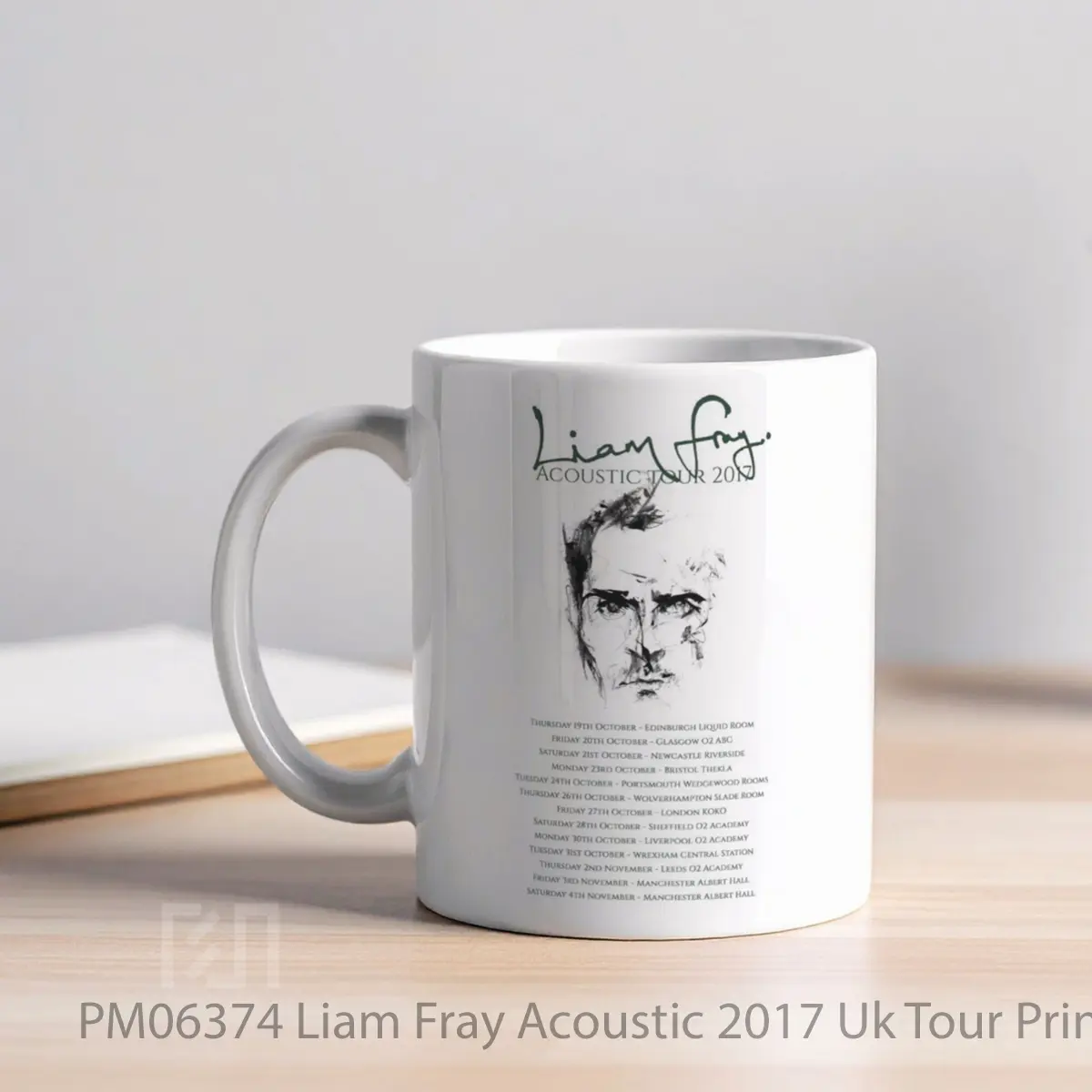 Mug Liam Fray Acoustic 2017 Uk Tour Print MPM06374 - All-side / Desain