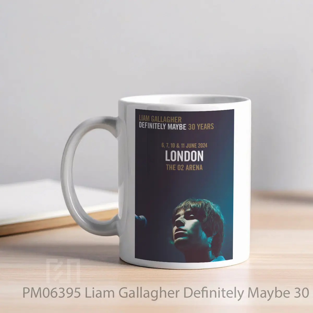 Mug Liam Gallagher Definitely Maybe 30 Anniversary Tour 2024 Variant MPM06395 - All-side / Desain