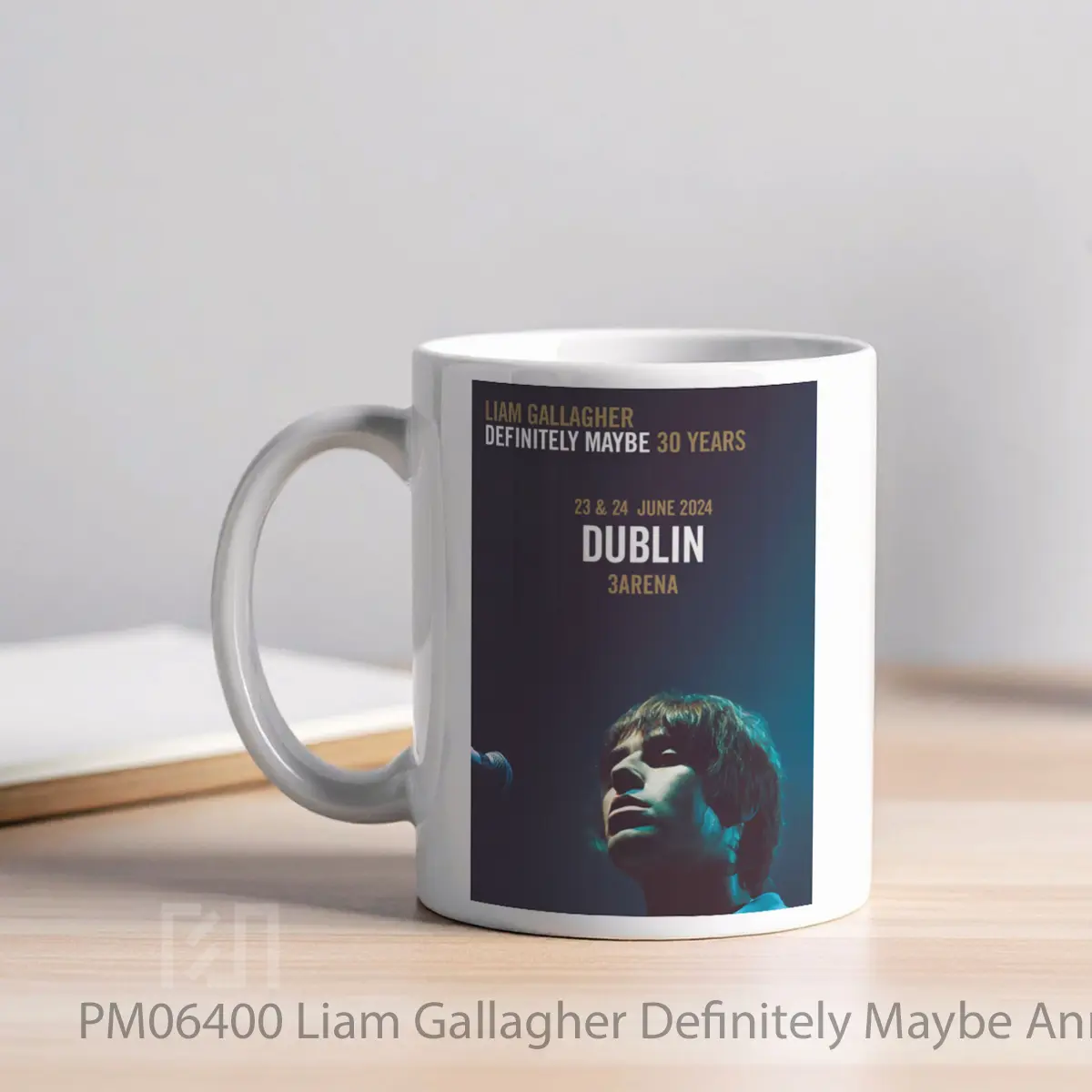 Mug Liam Gallagher Definitely Maybe Anniversary Tour 2024 Variant A MPM06400 - All-side / Desain