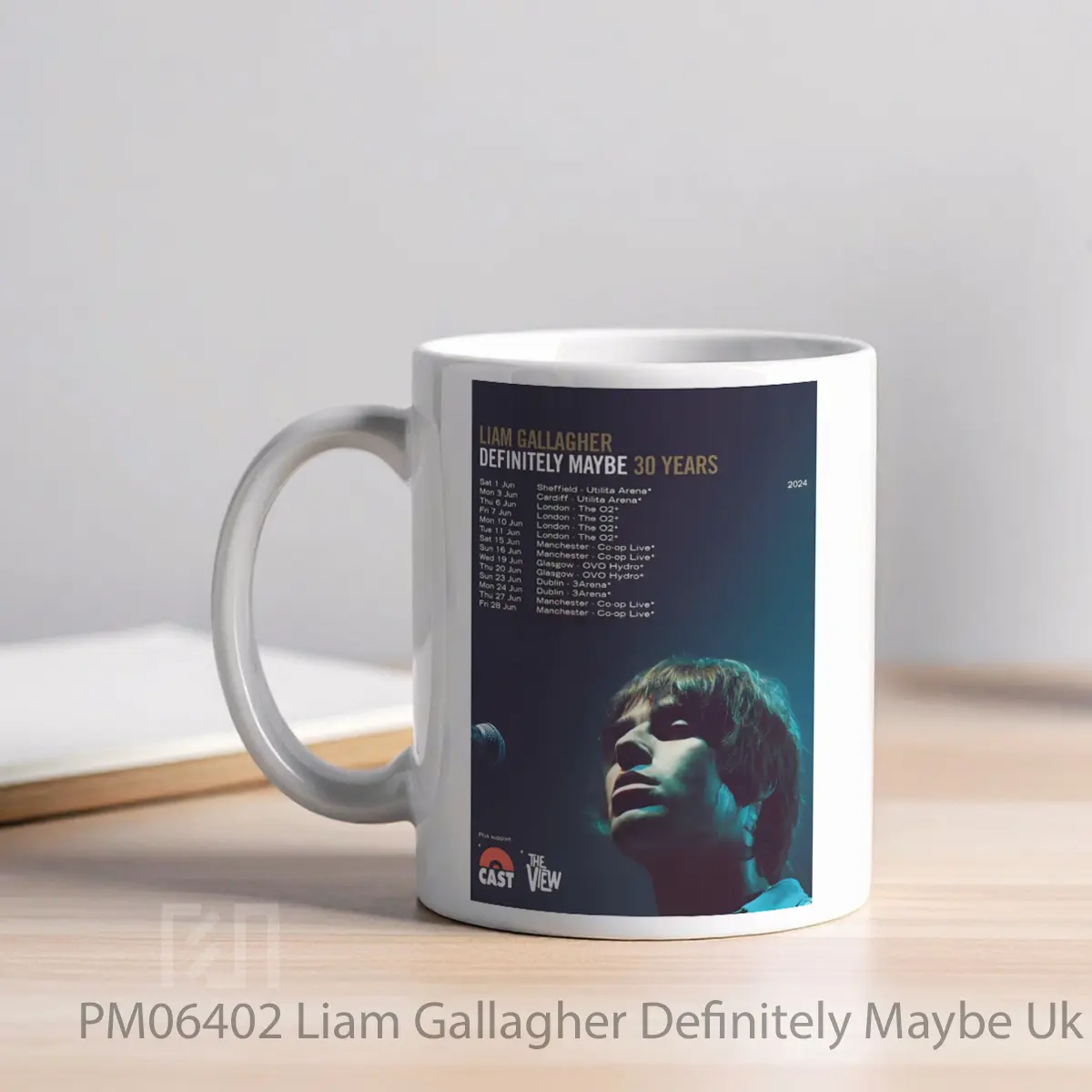 Mug Liam Gallagher Definitely Maybe Uk Tour 2024 MPM06402 - All-side / Desain