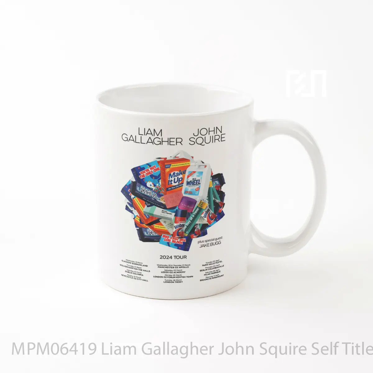 Mug Liam Gallagher John Squire Self Titled Debut Album Tour 2024 MPM06419