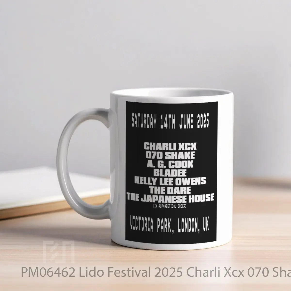 Mug Lido Festival 2025 Charli Xcx 070 Shake MPM06462 - All-side / Desain