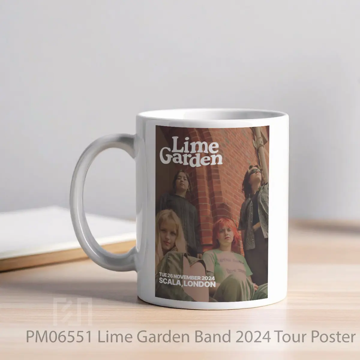Mug Lime Garden Band 2024 Tour MPM06551 - All-side / Desain