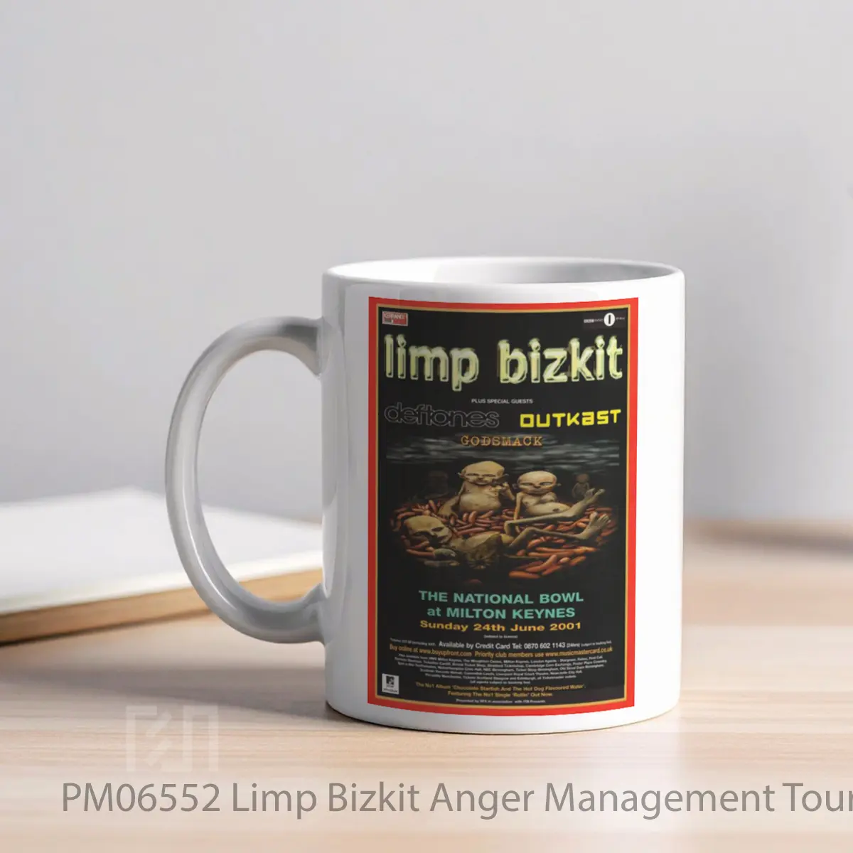 Mug Limp Bizkit Anger Management Tour 2001 Milton Keyn MPM06552 - All-side / Desain