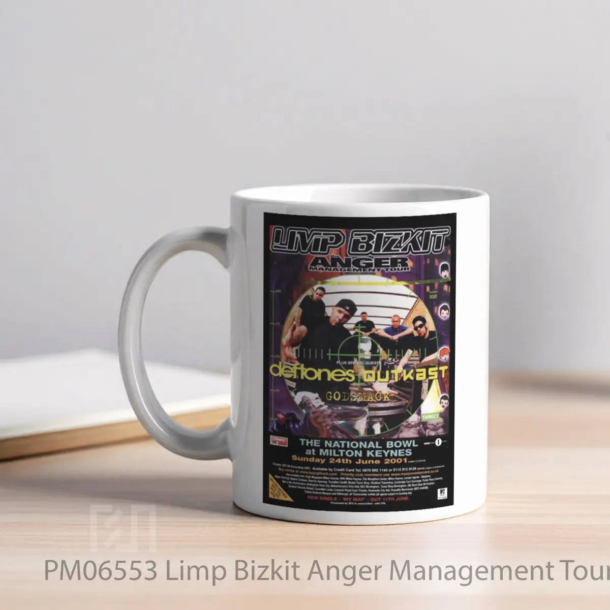 Mug Limp Bizkit Anger Management Tour 2001 Print MPM06553 - All-side / Desain