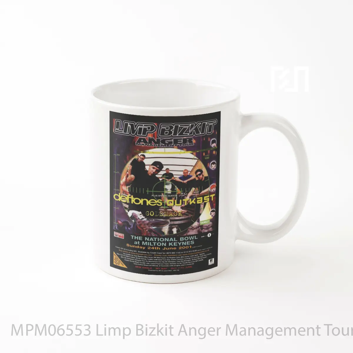 Mug Limp Bizkit Anger Management Tour 2001 Print MPM06553
