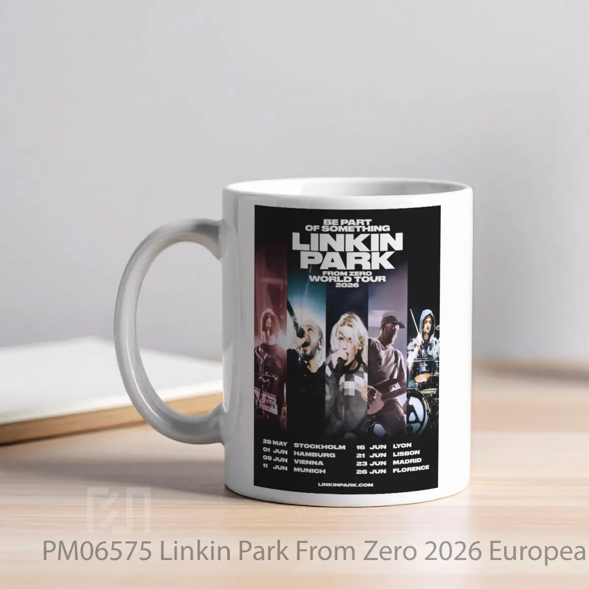 Mug Linkin Park From Zero 2026 European Tour MPM06575 - All-side / Desain