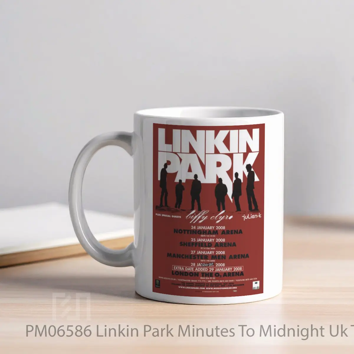 Mug Linkin Park Minutes To Midnight Uk Tour 2008 MPM06586 - All-side / Desain