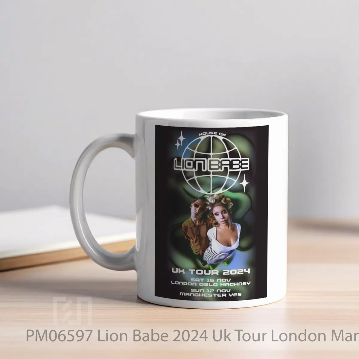 Mug Lion Babe 2024 Uk Tour London Manchester MPM06597 - All-side / Desain