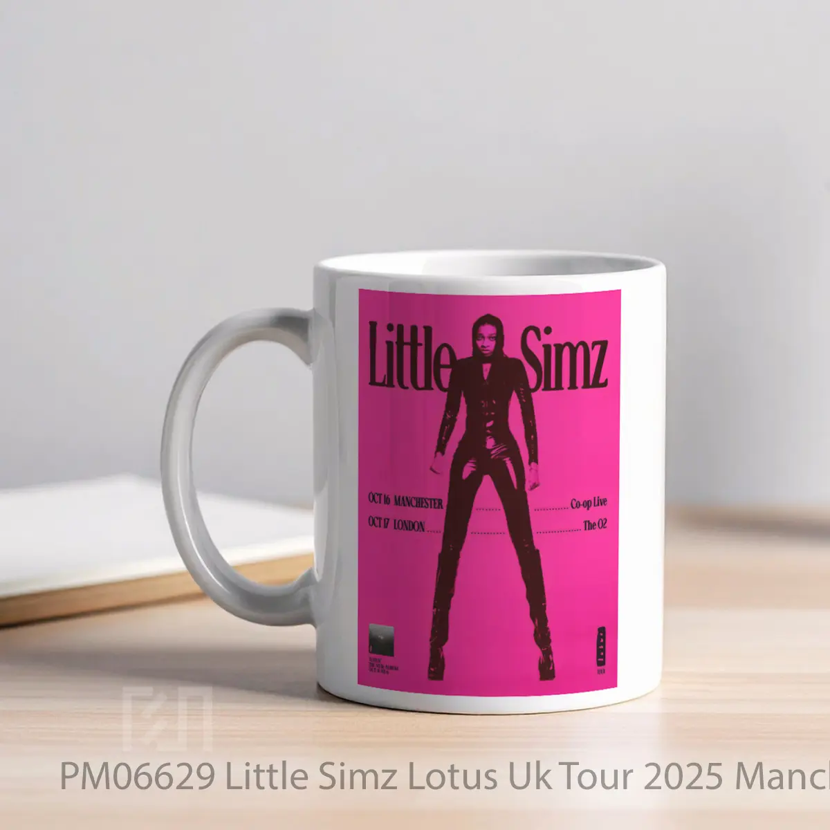 Mug Little Simz Lotus Uk Tour 2025 Manchester London MPM06629 - All-side / Desain