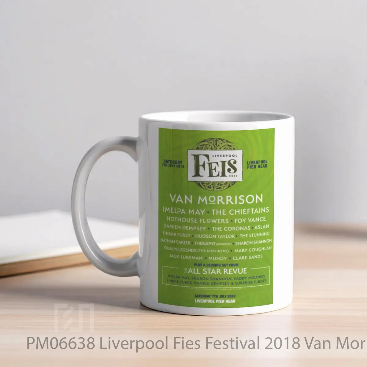 Mug Liverpool Fies Festival 2018 Van Morrison MPM06638 - All-side / Desain