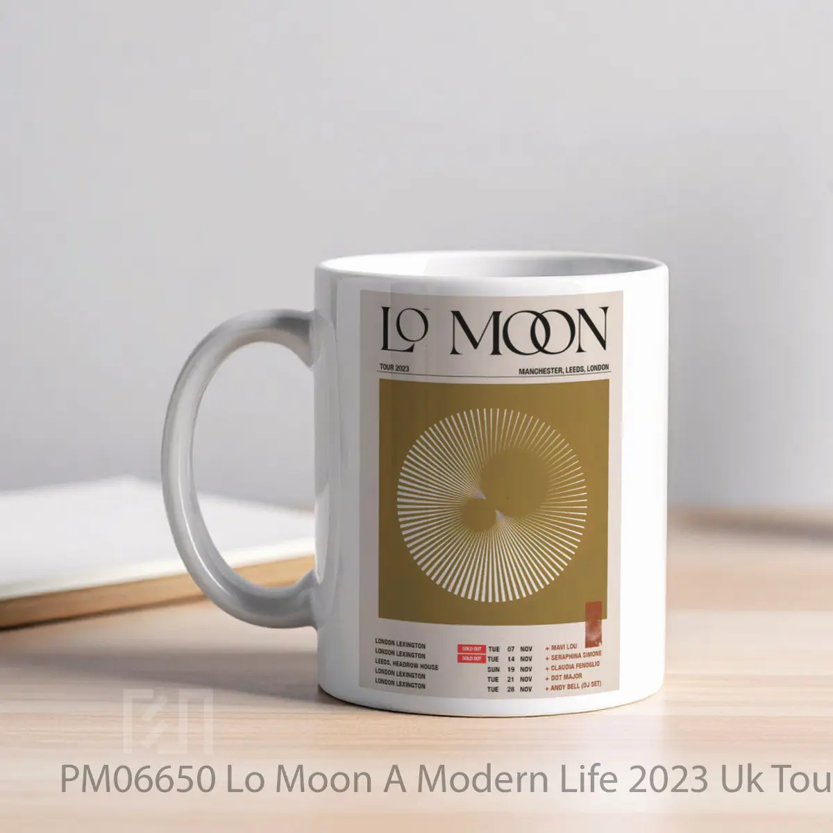 Mug Lo Moon A Modern Life 2023 Uk Tour MPM06650 - All-side / Desain