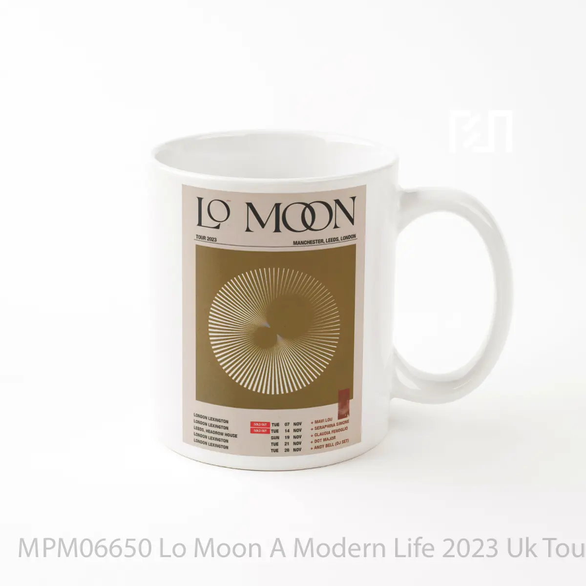 Mug Lo Moon A Modern Life 2023 Uk Tour MPM06650