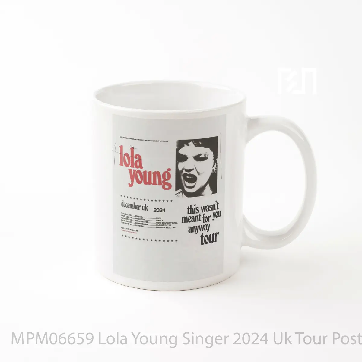 Mug Lola Young Singer 2024 Uk Tour MPM06659