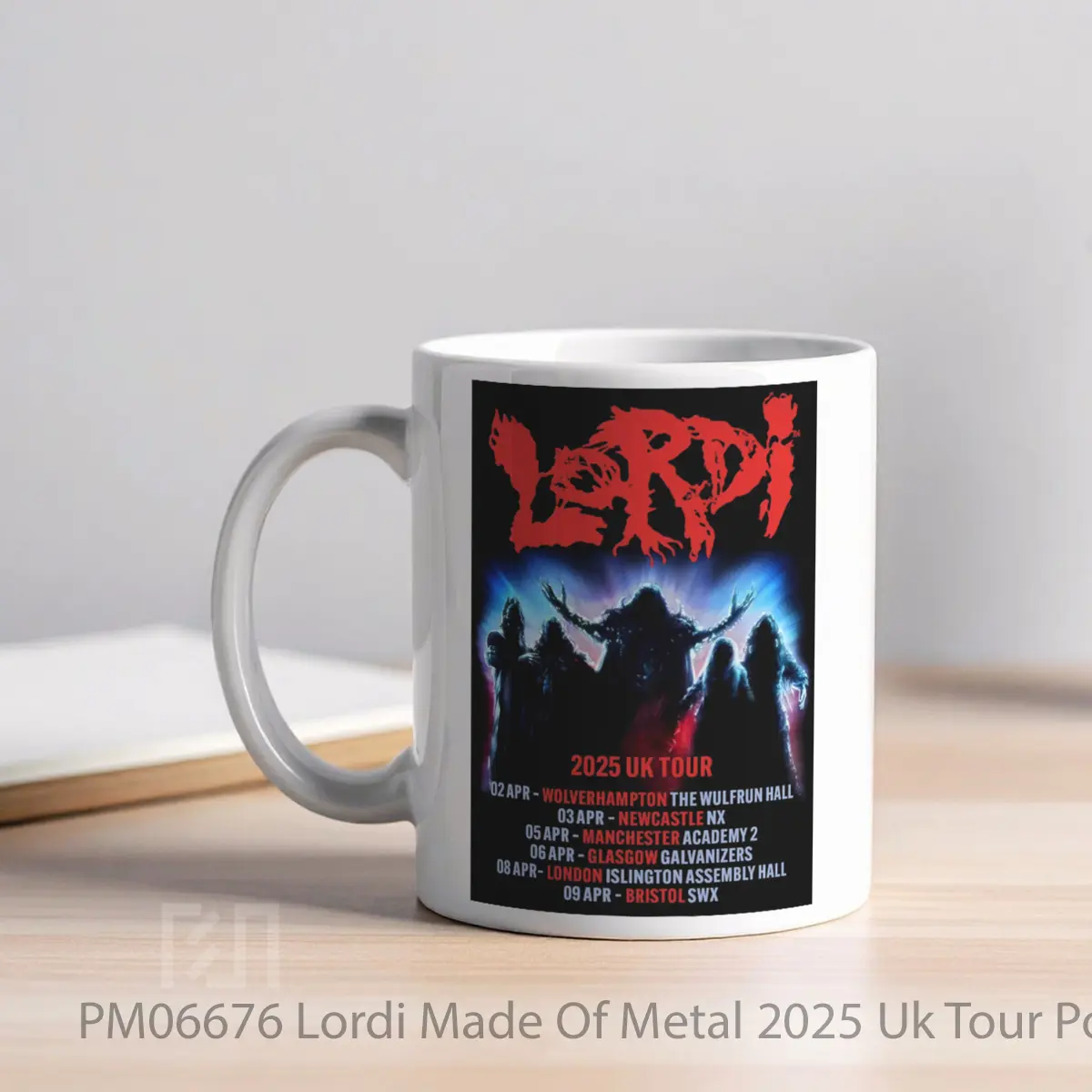 Mug Lordi Made Of Metal 2025 Uk Tour MPM06676 - All-side / Desain