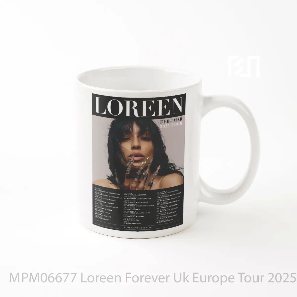 Mug Loreen Forever Uk Europe Tour 2025 MPM06677