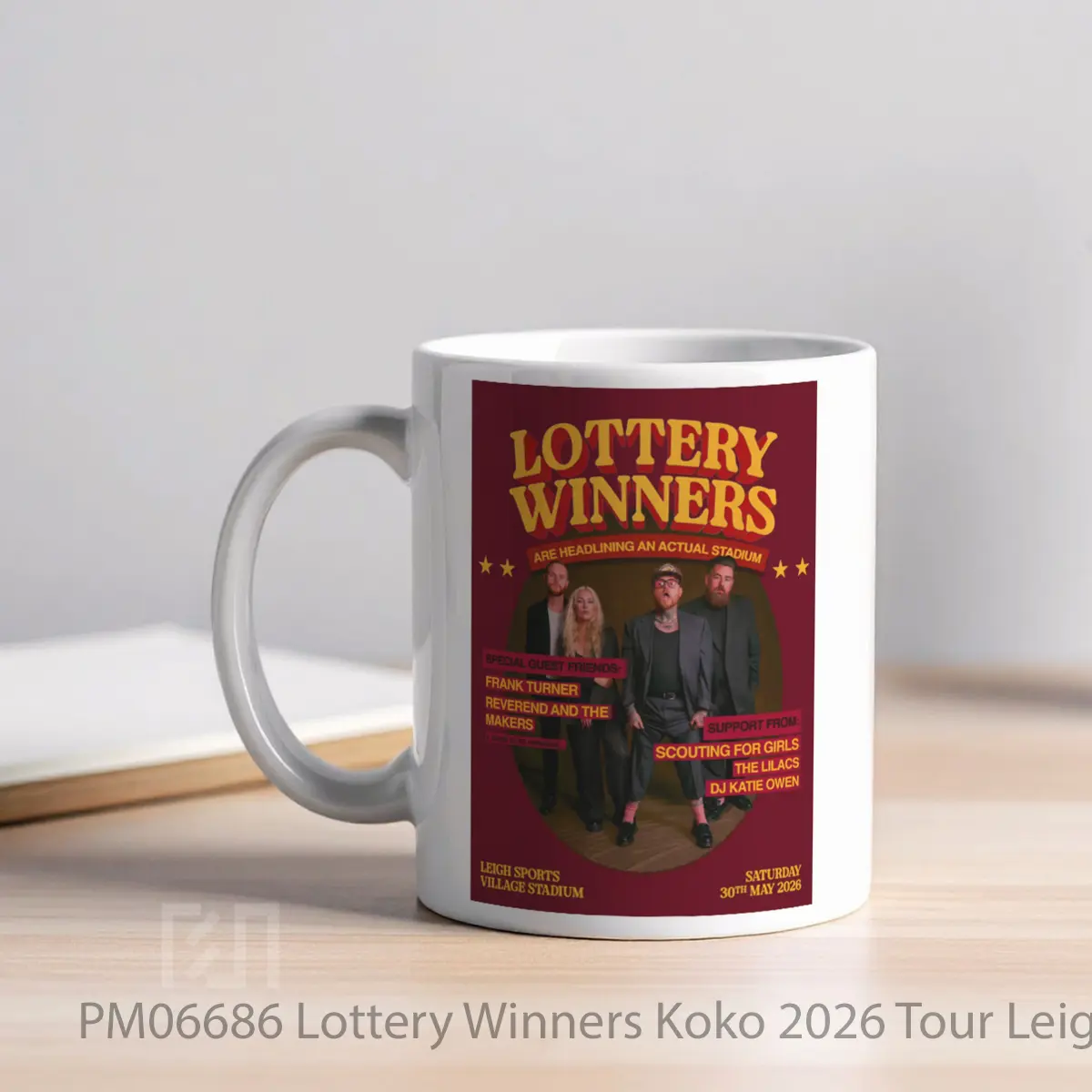 Mug Lottery Winners Koko 2026 Tour Leigh Sports Village MPM06686 - All-side / Desain