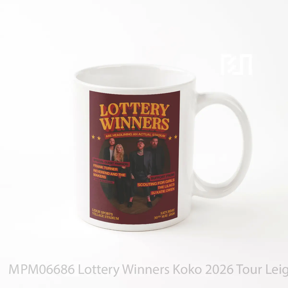 Mug Lottery Winners Koko 2026 Tour Leigh Sports Village MPM06686