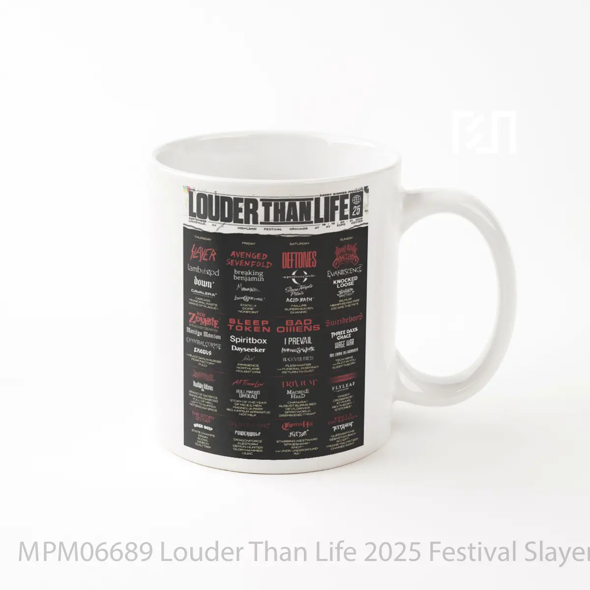 Mug Louder Than Life 2025 Festival Slayer MPM06689